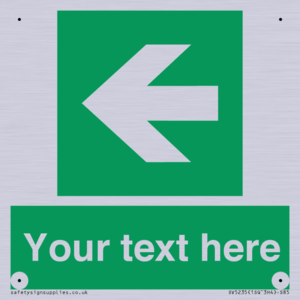 SV5235: Custom Arrow Left Sign