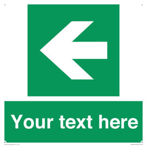 SV5235: Custom Arrow Left Sign