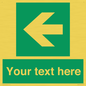 SV5235: Custom Arrow Left Sign