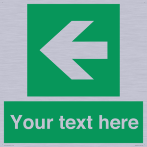 SV5235: Custom Arrow Left Sign