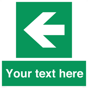 SV5235: Custom Arrow Left Sign