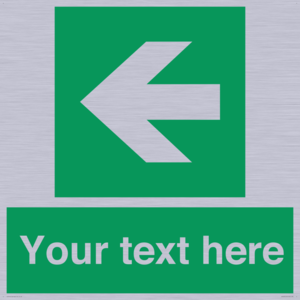 SV5235: Custom Arrow Left Sign