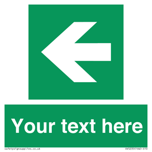 SV5235: Custom Arrow Left Sign