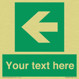 SV5235: Custom Arrow Left Sign