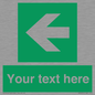SV5235: Custom Arrow Left Sign