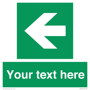 SV5235: Custom Arrow Left Sign