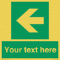 SV5235: Custom Arrow Left Sign