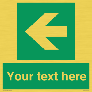 SV5235: Custom Arrow Left Sign
