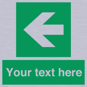 SV5235: Custom Arrow Left Sign