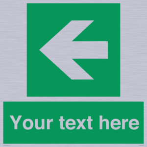 SV5235: Custom Arrow Left Sign