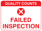 SV5434: Failed inspection