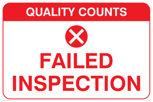 SV5434: Failed inspection