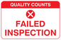 SV5434: Failed inspection