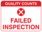 SV5434: Failed inspection