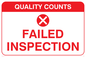 SV5434: Failed inspection