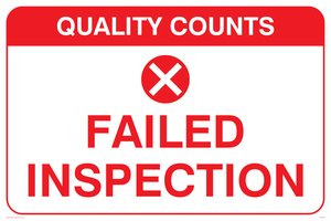 SV5434: Failed inspection