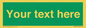 SV6007: Custom Safe Condition: Blank (green) sign