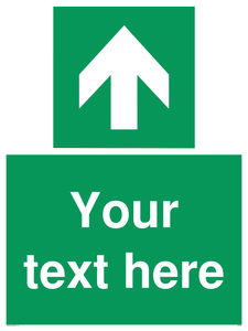 SV6288: Safe condition Custom arrow up sign