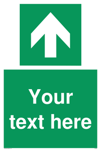 SV6288: Safe condition Custom arrow up sign