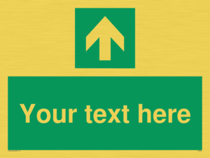 SV6288: Safe condition Custom arrow up sign