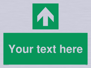 SV6288: Safe condition Custom arrow up sign