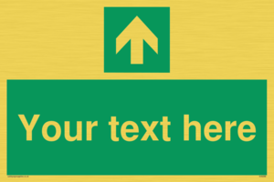 SV6288: Safe condition Custom arrow up sign