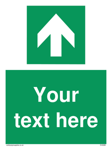SV6288: Safe condition Custom arrow up sign