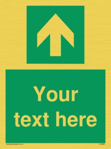 SV6288: Safe condition Custom arrow up sign