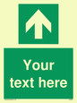 SV6288: Safe condition Custom arrow up sign