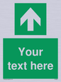 SV6288: Safe condition Custom arrow up sign