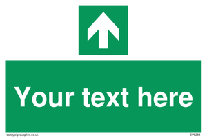 SV6288: Safe condition Custom arrow up sign
