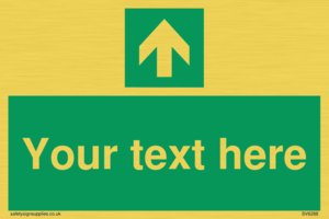 SV6288: Safe condition Custom arrow up sign