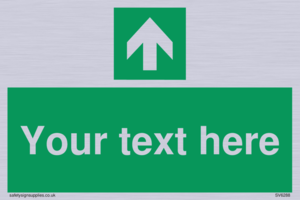 SV6288: Safe condition Custom arrow up sign