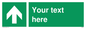 SV6288: Safe condition Custom arrow up sign