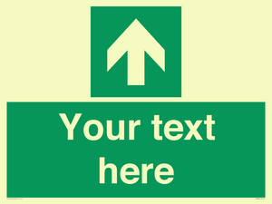 SV6288: Safe condition Custom arrow up sign