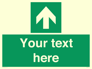 SV6288: Safe condition Custom arrow up sign