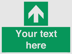 SV6288: Safe condition Custom arrow up sign