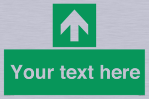 SV6288: Safe condition Custom arrow up sign