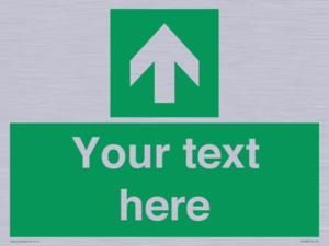 SV6288: Safe condition Custom arrow up sign