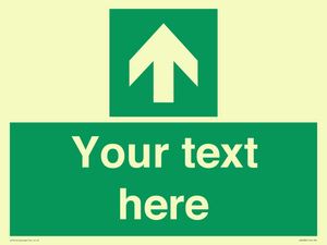 SV6288: Safe condition Custom arrow up sign