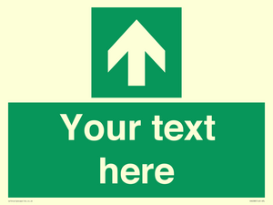 SV6288: Safe condition Custom arrow up sign