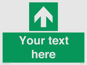 SV6288: Safe condition Custom arrow up sign