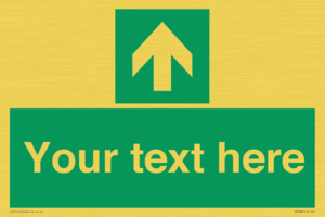 SV6288: Safe condition Custom arrow up sign