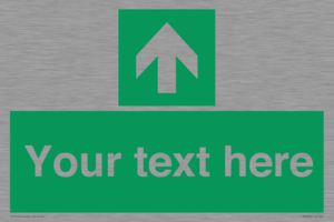SV6288: Safe condition Custom arrow up sign