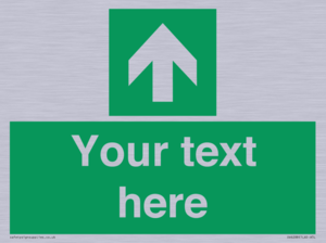 SV6288: Safe condition Custom arrow up sign