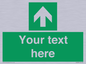 SV6288: Safe condition Custom arrow up sign