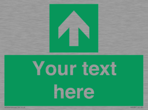 SV6288: Safe condition Custom arrow up sign