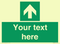 SV6288: Safe condition Custom arrow up sign