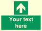 SV6288: Safe condition Custom arrow up sign