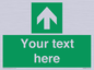 SV6288: Safe condition Custom arrow up sign